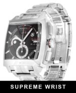 Tag Heuer Monaco CAL2110.BA0781 Quartz Black Baton Dial 1:1 Super Clone - Image 2