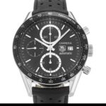 Tag Heuer Carrera CV2010.FC6233 Automatic Black Baton Dial 1:1 Super Clone