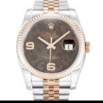 Rolex Datejust 116231 Automatic Chocolate Floral Diamond Dial 1:1 Super Clone
