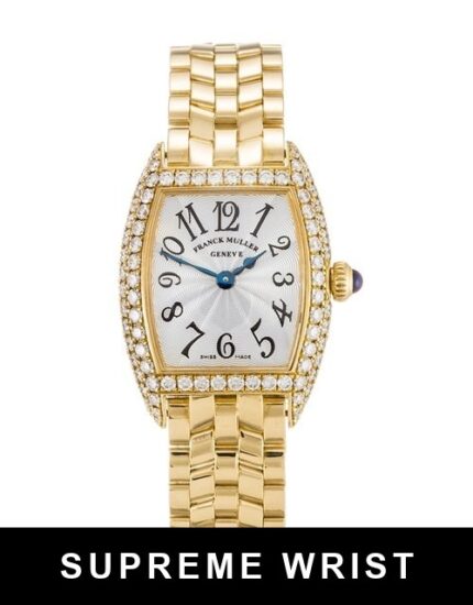 Franck Muller Cintree Curvex 2500QZD Automatic Silver Arabic Dial 1:1 Super Clone