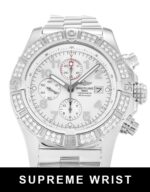 Breitling Super Avenger A13370 Quartz White Arabic Dial 1:1 Super Clone