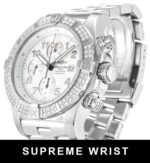 Breitling Super Avenger A13370 Quartz White Arabic Dial 1:1 Super Clone - Image 2