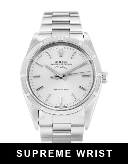 Rolex Air-king 14010M Automatic Silver Baton Dial 1:1 Super Clone