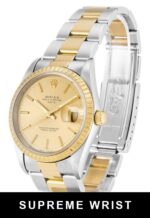 Rolex Oyster Perpetual Date 15223 Automatic Champagne Baton Dial 1:1 Super Clone - Image 2