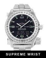 Breitling Emergency E56121 Quartz Multi Function Grey Quarter Arabic Dial 1:1 Super Clone