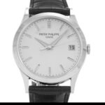 Patek Philippe Calatrava 5296G Automatic Silver Baton Dial 1:1 Super Clone