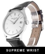Patek Philippe Calatrava 5296G Automatic Silver Baton Dial 1:1 Super Clone - Image 2