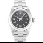 Rolex Lady Oyster Perpetual 67180 Automatic Black Quarter Arabic Dial 1:1 Super Clone