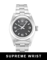 Rolex Lady Oyster Perpetual 67180 Automatic Black Quarter Arabic Dial 1:1 Super Clone