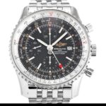Breitling Navitimer World A24322 Quartz Black Baton Dial 1:1 Super Clone