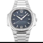 Patek Philippe Nautilus 7018/1A Automatic Mother Of Pearl - Blue Baton Dial 1:1 Super Clone
