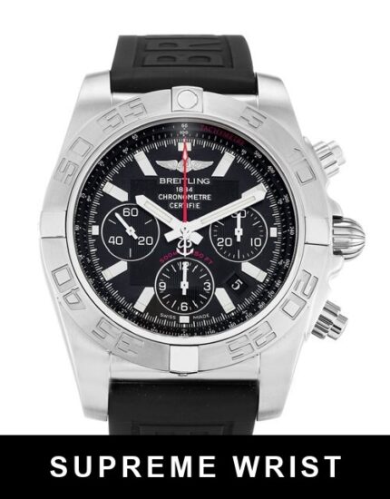 Breitling Chronomat 44 AB0110 Quartz Black Baton Dial 1:1 Super Clone
