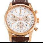 Breitling Transocean Chronograph RB0152 Quartz Rose Gold & Silver Dial 1:1 Super Clone