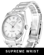 Rolex Oyster Perpetual Date 115234 Automatic White Baton Dial 1:1 Super Clone - Image 2
