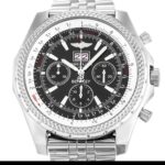 Breitling Bentley 6.75 A44362 Quartz Black Baton Dial 1:1 Super Clone