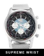 Breitling Transocean Chronograph AB0510 Quartz Black Baton Dial 1:1 Super Clone