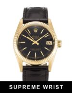 Rolex Mid-size Datejust 6827 Automatic Black Baton Dial 1:1 Super Clone