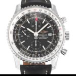 Breitling Navitimer World A24322 Quartz Black Baton Dial 1:1 Super Clone (2)