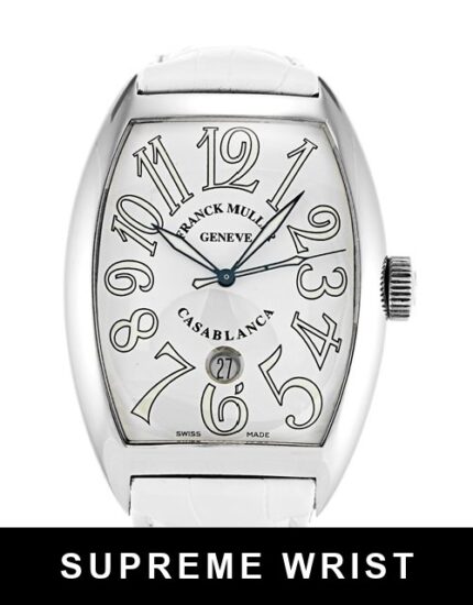 Franck Muller Casablanca 8880 C DT Automatic White Arabic Dial 1:1 Super Clone