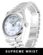Rolex Day-date 118206 Automatic Blue Roman Numeral Dial 1:1 Super Clone - Image 2