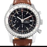 Breitling Navitimer World A24322 Quartz Black Baton Dial 1:1 Super Clone (3)