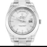 Rolex Day-date Ii 218239 Automatic Silver Baton Dial 1:1 Super Clone