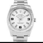 Rolex Air-king 114210 Automatic White Quarter Arabic Dial 1:1 Super Clone