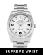 Rolex Air-king 114210 Automatic White Quarter Arabic Dial 1:1 Super Clone