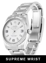 Rolex Air-king 114210 Automatic White Quarter Arabic Dial 1:1 Super Clone - Image 2