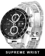 Tag Heuer Carrera CV2010.BA0786 Automatic Black Baton Dial 1:1 Super Clone - Image 2