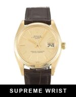 Rolex Oyster Perpetual Date 1503 Automatic Champagne Baton Dial 1:1 Super Clone
