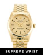 Rolex Mid-size Datejust 6827 Automatic Champagne Baton Dial 1:1 Super Clone