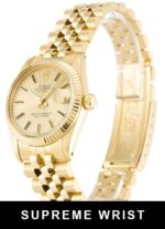 Rolex Mid-size Datejust 6827 Automatic Champagne Baton Dial 1:1 Super Clone - Image 2