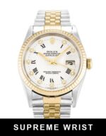 Rolex Datejust 16233 Automatic White Roman Numeral Diamond Dial 1:1 Super Clone