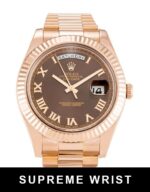 Rolex Day-date Ii 218235 Automatic Chocolate Roman Numeral Dial 1:1 Super Clone