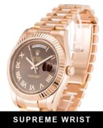 Rolex Day-date Ii 218235 Automatic Chocolate Roman Numeral Dial 1:1 Super Clone - Image 2
