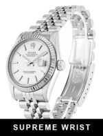 Rolex Mid-size Datejust 68274 Automatic Silver Baton Dial 1:1 Super Clone - Image 2
