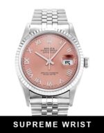 Rolex Datejust 16234 Automatic Pink Roman Numeral Dial 1:1 Super Clone