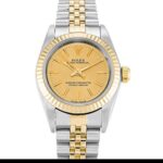 Rolex Lady Oyster Perpetual 76193 Automatic Champagne Baton Dial 1:1 Super Clone