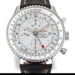 Breitling Navitimer World A24322 Quartz Silver Baton Dial 1:1 Super Clone