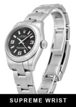 Rolex Lady Oyster Perpetual 176200 Automatic Black Quarter Arabic Dial 1:1 Super Clone - Image 2