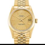 Rolex Mid-size Datejust 68278 Automatic Champagne Baton Dial 1:1 Super Clone