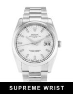 Rolex Oyster Perpetual Date 115200 Automatic White Baton Dial 1:1 Super Clone