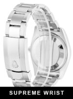 Rolex Oyster Perpetual Date 115200 Automatic White Baton Dial 1:1 Super Clone - Image 3