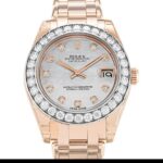Rolex Pearlmaster 81285 Automatic Mother Of Pearl - White Diamond Dial 1:1 Super Clone