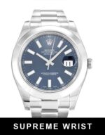 Rolex Datejust Ii 116300 Automatic Blue Baton Dial 1:1 Super Clone