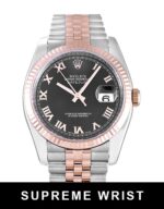 Rolex Datejust 116231 Automatic Black Roman Numeral Dial 1:1 Super Clone