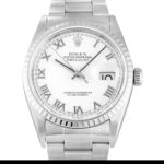 Rolex Datejust 16220 Automatic White Roman Numeral Dial 1:1 Super Clone
