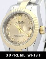 Rolex Datejust Lady 179163 Automatic Yellow Gold Dial 1:1 Super Clone - Image 3