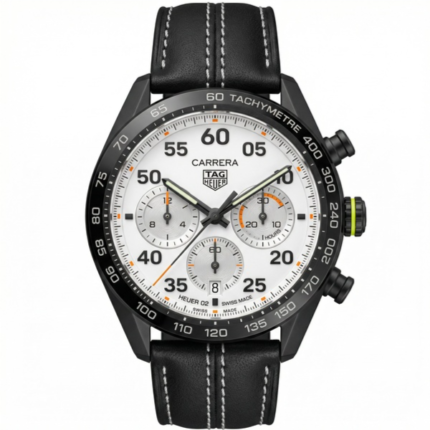 TAG Heuer Carrera Chronograph 44 MM Leather Strap